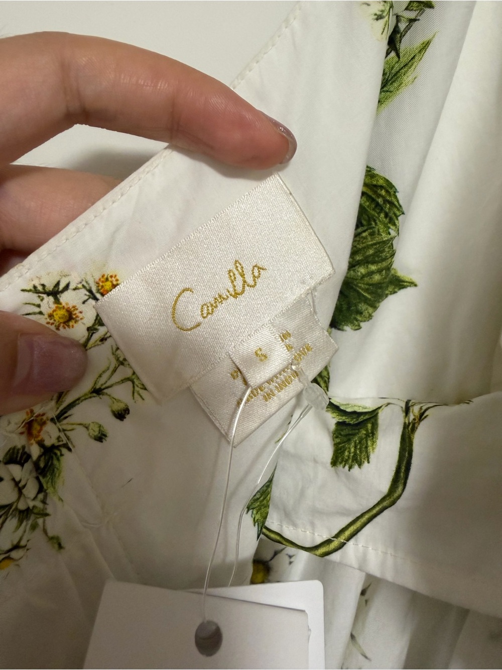 Camilla Botanical Utopia Ruffle Hem Halter Dress - S - NWT - Picture 12 of 14